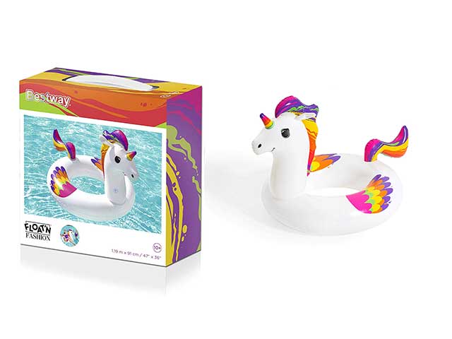 Salvagente fashion unicorno fantasy 119x91cm Bestway Salvagente fashion unicorno fantasy 119x91cm Bestway